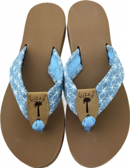 Turtle by starfish Columbia blue toe and back tan eb